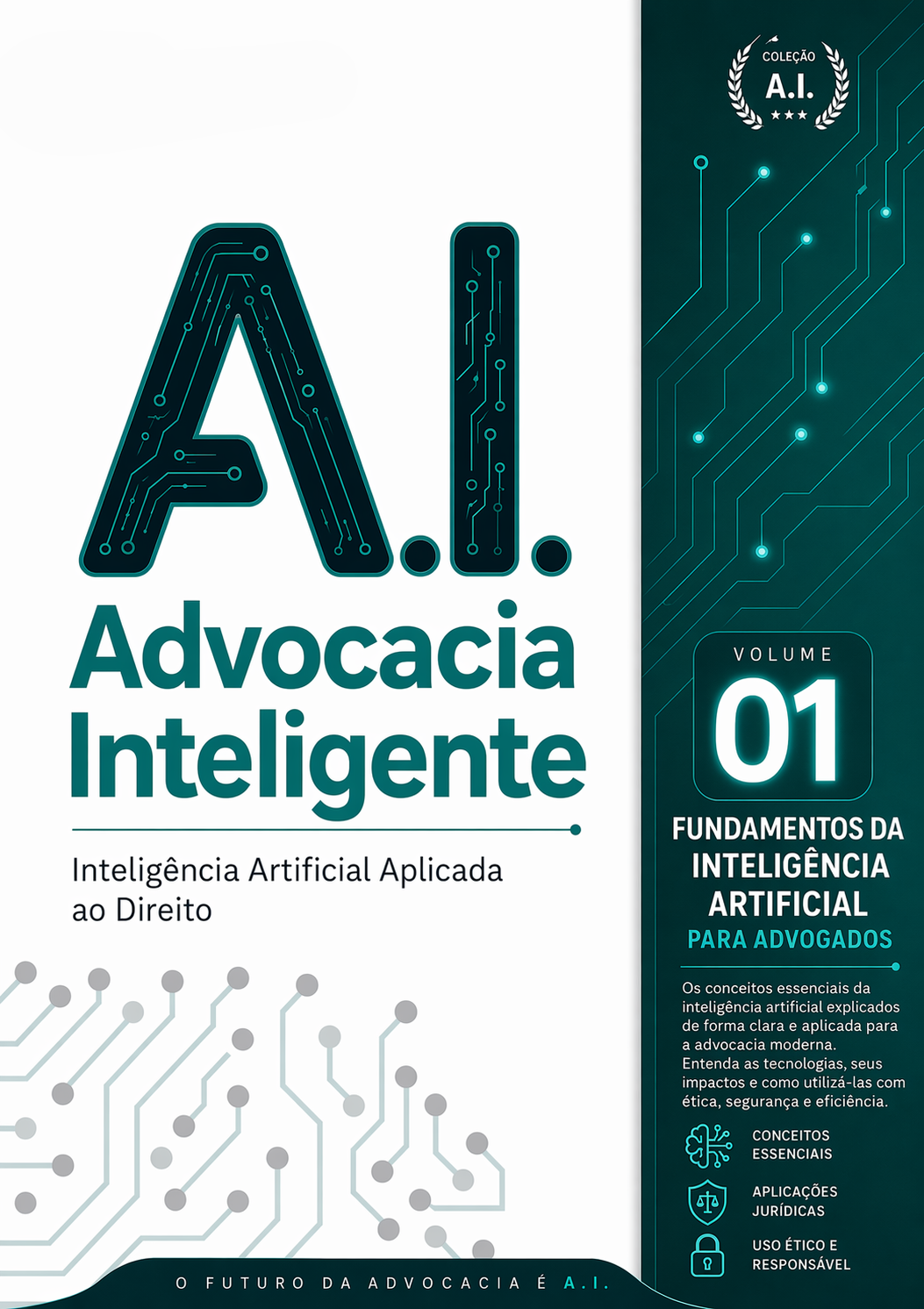 Capa Volume 1 — Fundamentos da Inteligência Artificial