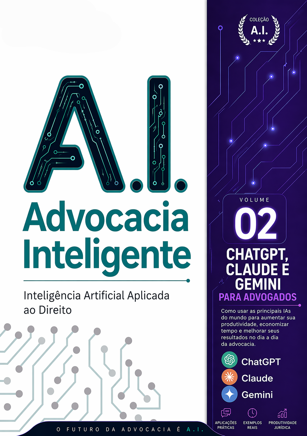 Capa Volume 2 — ChatGPT, Claude e Gemini