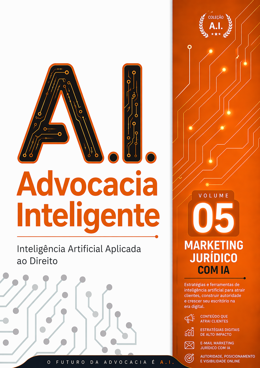 Capa Volume 5 — Marketing Jurídico com IA